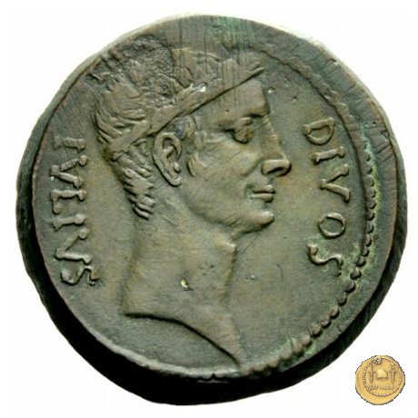 535/1 - bronzo C. Iulius Caesar Octavianus 38 BC (Italia)