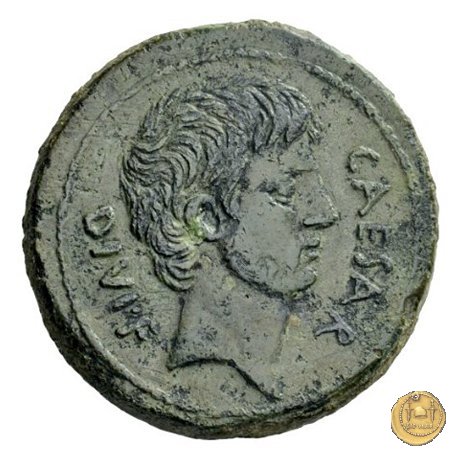 535/1 - bronzo C. Iulius Caesar Octavianus 38 BC (Italia)