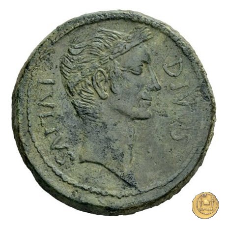 535/1 - bronzo C. Iulius Caesar Octavianus 38 BC (Italia)