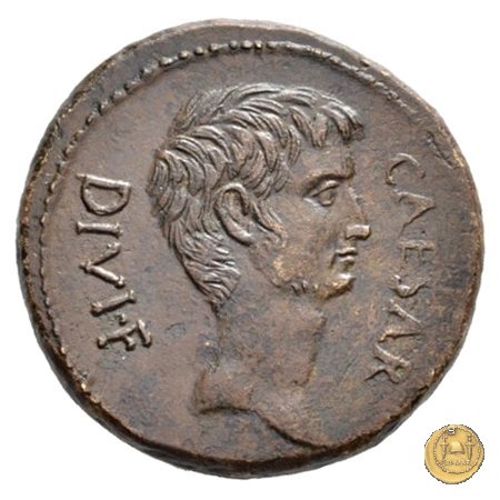 535/1 - bronzo C. Iulius Caesar Octavianus 38 BC (Italia)