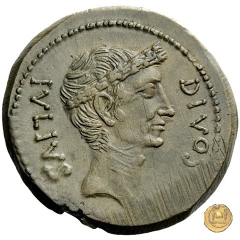 535/1 - bronzo C. Iulius Caesar Octavianus 38 BC (Italia)
