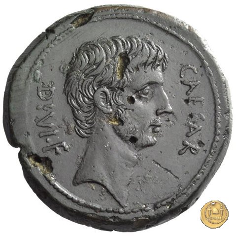 535/1 - bronzo C. Iulius Caesar Octavianus 38 BC (Italia)