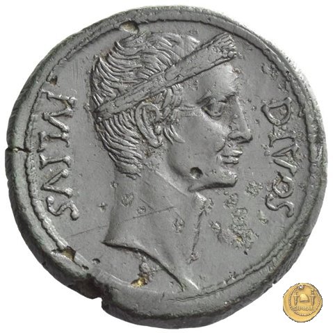 535/1 - bronzo C. Iulius Caesar Octavianus 38 BC (Italia)