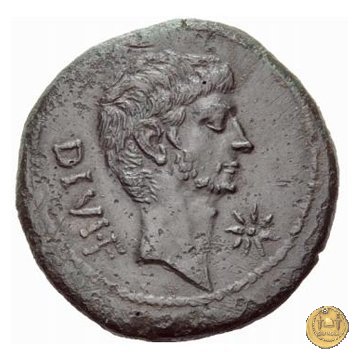 535/2 - bronzo C. Iulius Caesar Octavianus 38 BC (Italia)