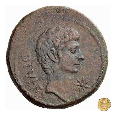 535/2 - bronzo C. Iulius Caesar Octavianus 38 BC (Italia)