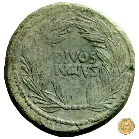 535/2 - bronzo C. Iulius Caesar Octavianus 38 BC (Italia)