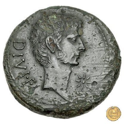 535/2 - bronzo C. Iulius Caesar Octavianus 38 BC (Italia)