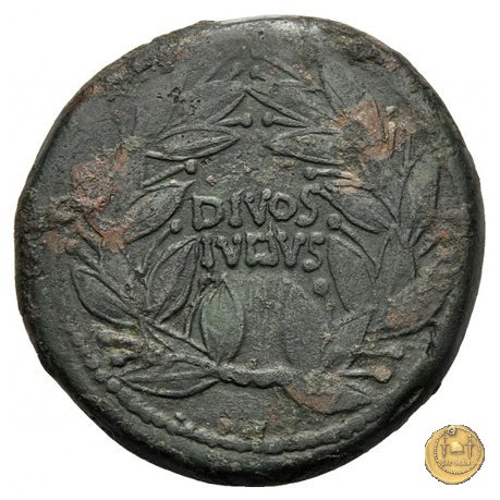 535/2 - bronzo C. Iulius Caesar Octavianus 38 BC (Italia)