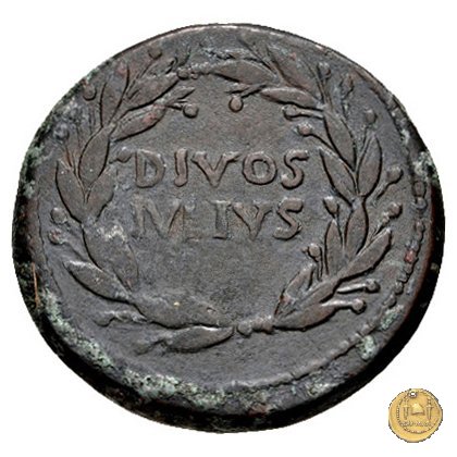 535/2 - bronzo C. Iulius Caesar Octavianus 38 BC (Italia)