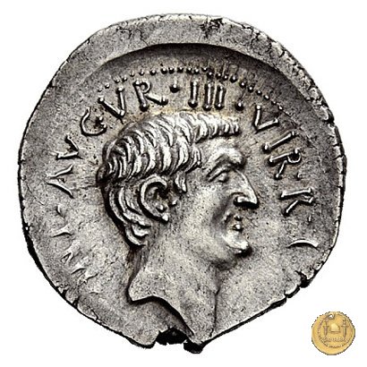 536/1 - denario M. Antonius 37 BC (Itinerante con M. Antonius)