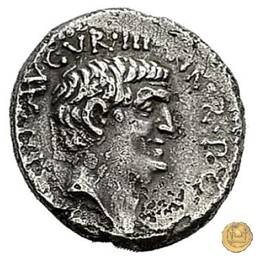 536/1 - denario M. Antonius 37 BC (Itinerante con M. Antonius)