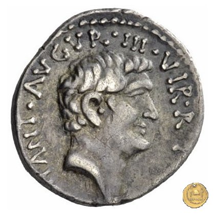 536/1 - denario M. Antonius 37 BC (Itinerante con M. Antonius)