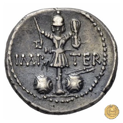 536/1 - denario M. Antonius 37 BC (Itinerante con M. Antonius)