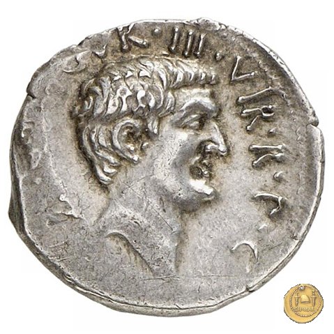 536/1 - denario M. Antonius 37 BC (Itinerante con M. Antonius)