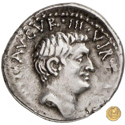 536/1 - denario M. Antonius 37 BC (Itinerante con M. Antonius)