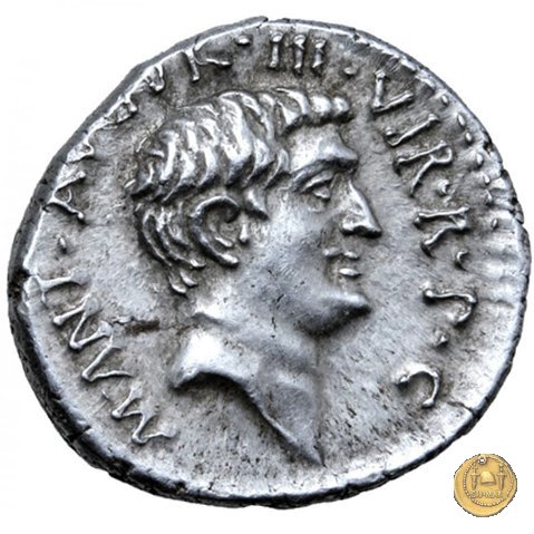 536/1 - denario M. Antonius 37 BC (Itinerante con M. Antonius)