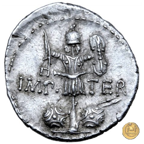 536/1 - denario M. Antonius 37 BC (Itinerante con M. Antonius)