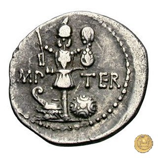 536/3 - denario M. Antonius 37 BC (Itinerante con M. Antonius)