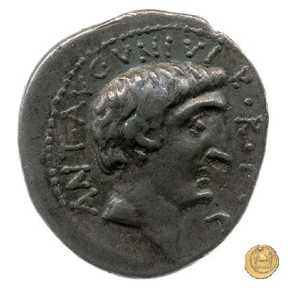 536/3 - denario M. Antonius 37 BC (Itinerante con M. Antonius)