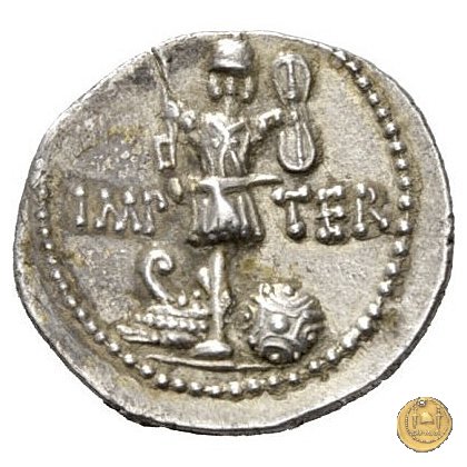 536/3 - denario M. Antonius 37 BC (Itinerante con M. Antonius)