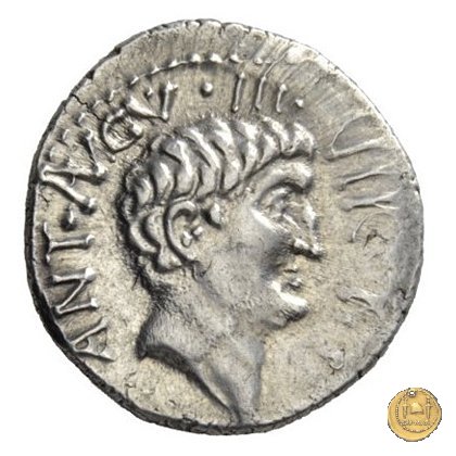 536/3 - denario M. Antonius 37 BC (Itinerante con M. Antonius)