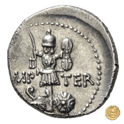 536/3 - denario M. Antonius 37 BC (Itinerante con M. Antonius)