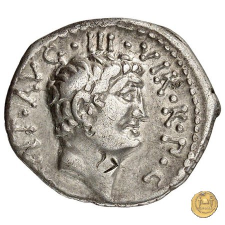 536/3 - denario M. Antonius 37 BC (Itinerante con M. Antonius)