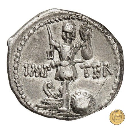 536/3 - denario M. Antonius 37 BC (Itinerante con M. Antonius)