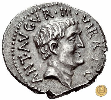 536/4 - denario M. Antonius 37 BC (Itinerante con M. Antonius)