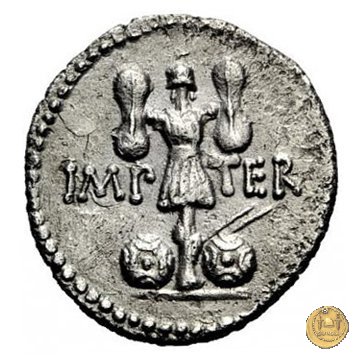 536/4 - denario M. Antonius 37 BC (Itinerante con M. Antonius)