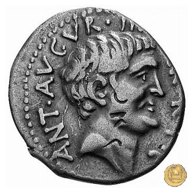 536/4 - denario M. Antonius 37 BC (Itinerante con M. Antonius)