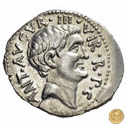 536/4 - denario M. Antonius 37 BC (Itinerante con M. Antonius)