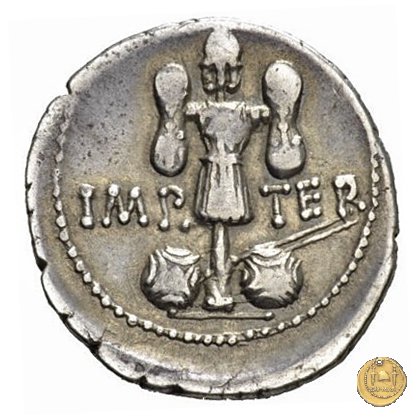 536/4 - denario M. Antonius 37 BC (Itinerante con M. Antonius)