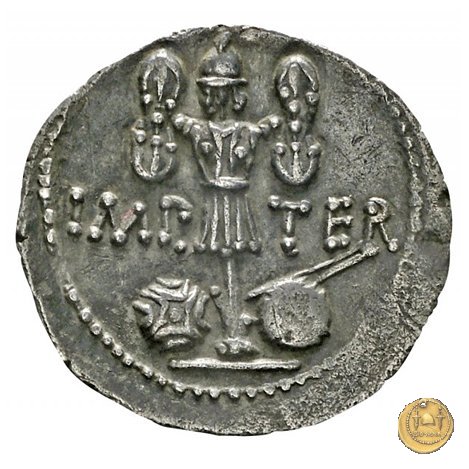 536/4 - denario M. Antonius 37 BC (Itinerante con M. Antonius)