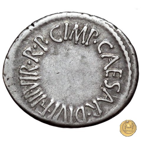 537/1 - denario C. Iulius Caesar Octavianus 37 BC (Itinerante con Octavianus)