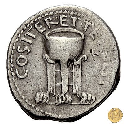 537/2 - denario C. Iulius Caesar Octavianus 37 BC (Itinerante con Octavianus)