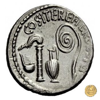538/1 - denario C. Iulius Caesar Octavianus 37 a.C. (Itinerante con Octavianus)