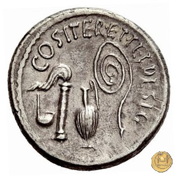 538/1 - denario C. Iulius Caesar Octavianus 37 BC (Itinerante con Octavianus)