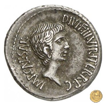 538/1 - denario C. Iulius Caesar Octavianus 37 a.C. (Itinerante con Octavianus)