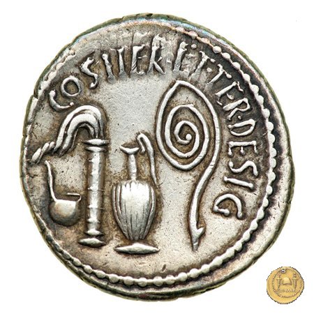 538/1 - denario C. Iulius Caesar Octavianus 37 BC (Itinerante con Octavianus)