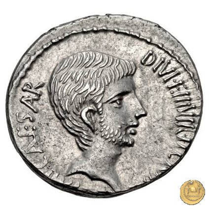 538/1 - denario C. Iulius Caesar Octavianus 37 BC (Itinerante con Octavianus)