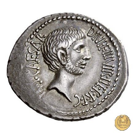 538/1 - denario C. Iulius Caesar Octavianus 37 BC (Itinerante con Octavianus)