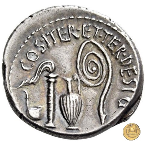 538/1 - denario C. Iulius Caesar Octavianus 37 BC (Itinerante con Octavianus)