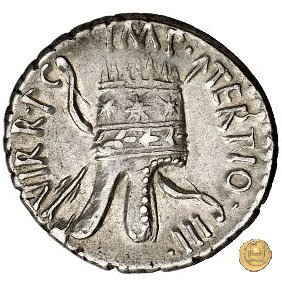 539/1 - denario M. Antonius 36 BC (Itinerante con M. Antonius)