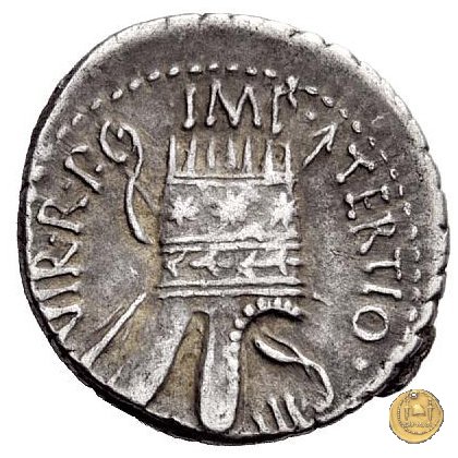 539/1 - denario M. Antonius 36 BC (Itinerante con M. Antonius)