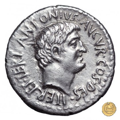 539/1 - denario M. Antonius 36 BC (Itinerante con M. Antonius)