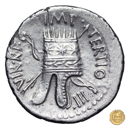 539/1 - denario M. Antonius 36 BC (Itinerante con M. Antonius)