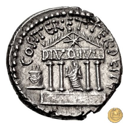 540/2 - denario C. Iulius Caesar Octavianus 36 BC (Itinerante con Octavianus)