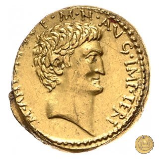 541/1 - aureo M. Antonius 34 BC (Itinerante con M. Antonius)