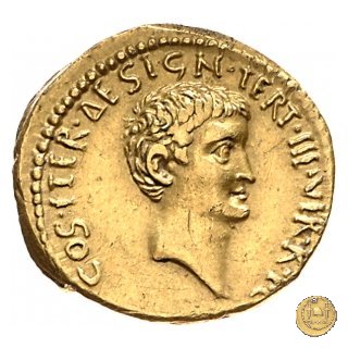 541/1 - aureo M. Antonius 34 BC (Itinerante con M. Antonius)